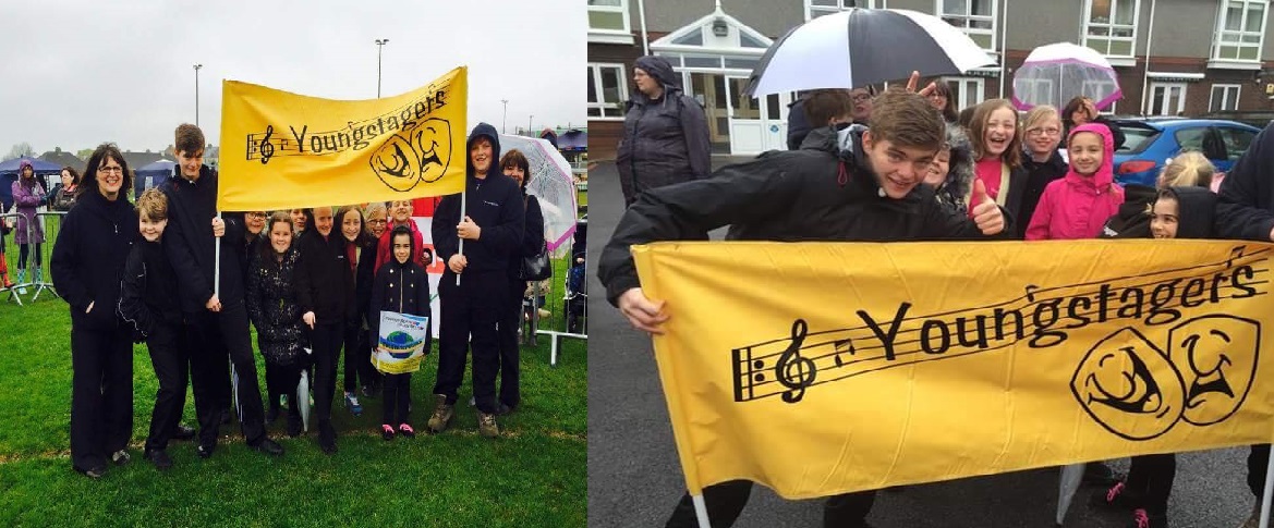 Braving all weathers with smiles on our faces